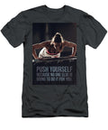 Push Yourself Womens Workout Motivational Matthew Chan T-Shirt