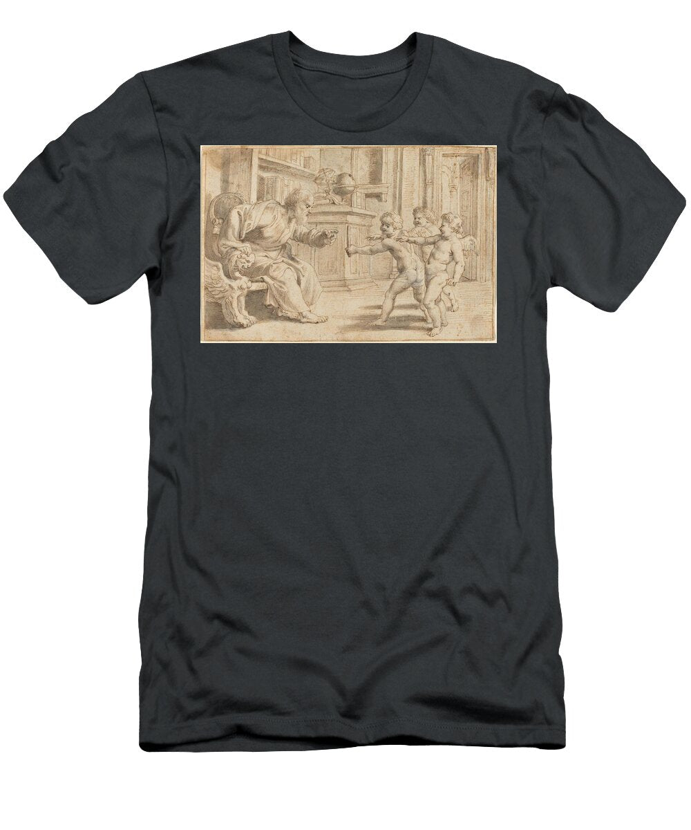 Putti Testing a Mans Perception of Depth C Peter Paul Rubens Flemish T-Shirt