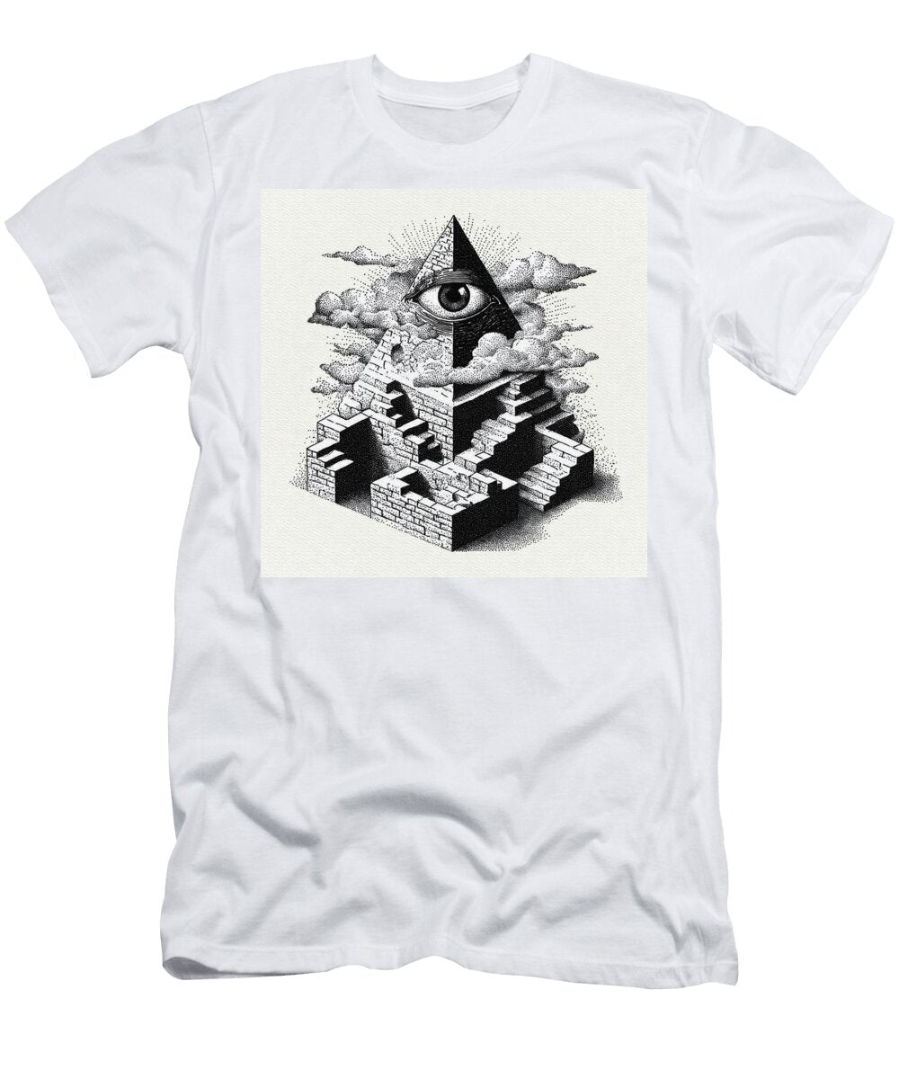 Pyramid with All Seeing Eye Pierre Blanchard T-Shirt