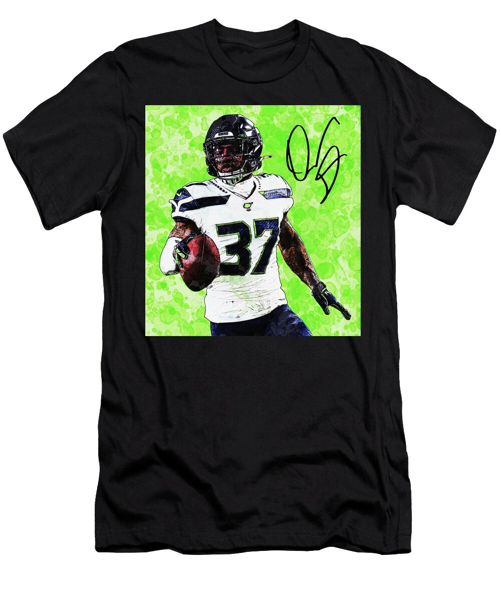 Quandre Diggs Seahawks Db Wc Bob Smerecki T-Shirt