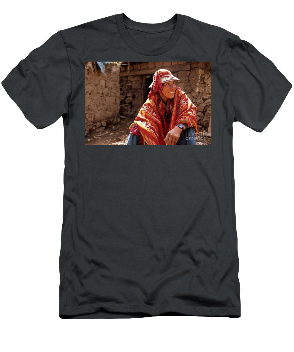 Quechua Man Sacred Valley Peru Ryan Fox T-Shirt