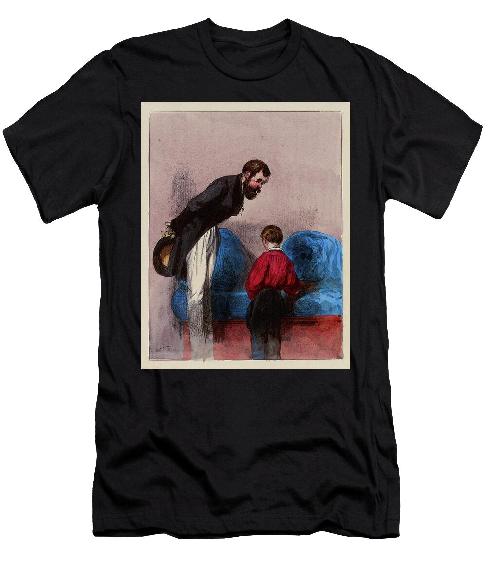 Questce Donc Qui LA Inventee LA Poudre Monsieur Que Papa Dit Que Ce Nest Pas Vous Paul Gavarni T-Shirt