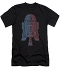 R2d2 Star Wars Art Blue Red Studio Grafiikka T-Shirt