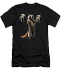 Raccoon Deadlift Weightlifting Funny Fitness Workout Gym Lover Job T-Shirt