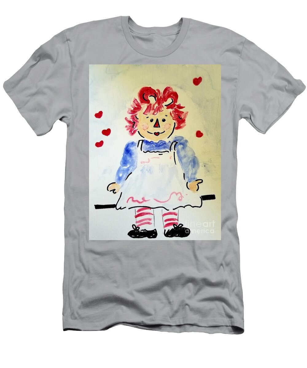 Raggedy Ann Happy Hearts Rose Elaine T-Shirt