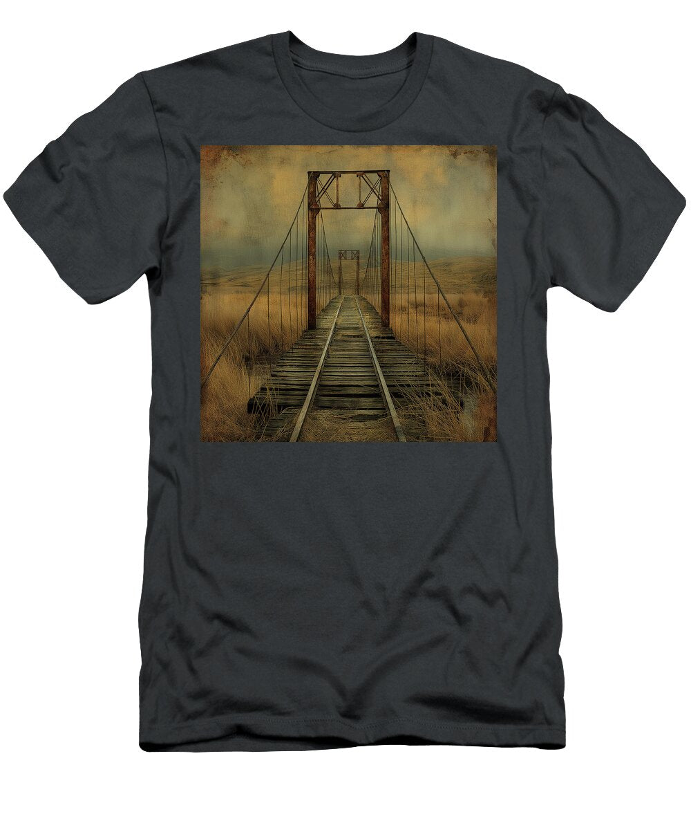 Rail Bridge Across the Marsh Day 445 Yo Pedro T-Shirt