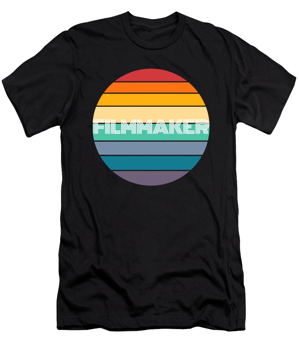 Rainbow Filmmaker Retro Vintage Bruno T-Shirt