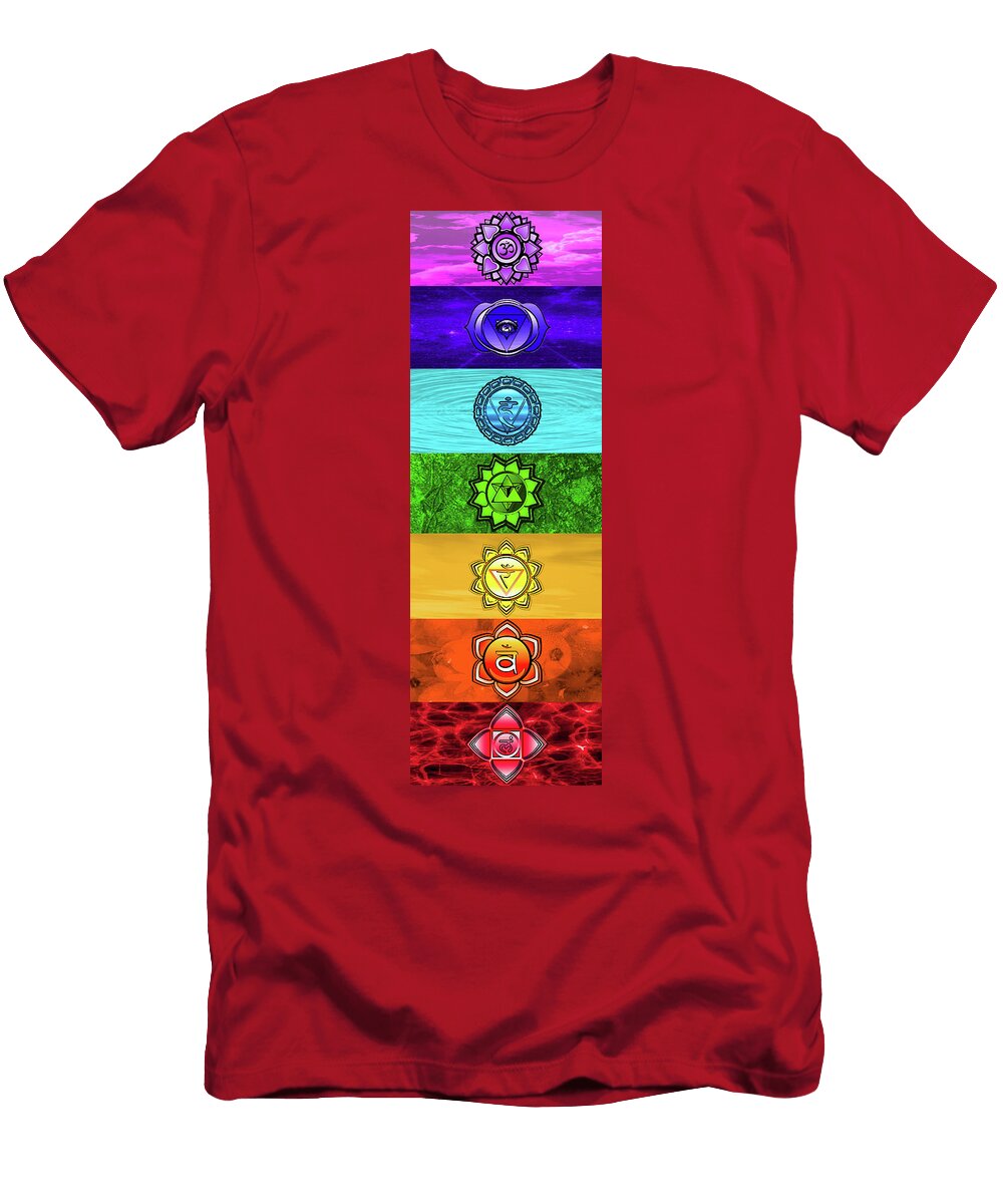 Rainbow of Spiritual Power Stephen Humphries T-Shirt