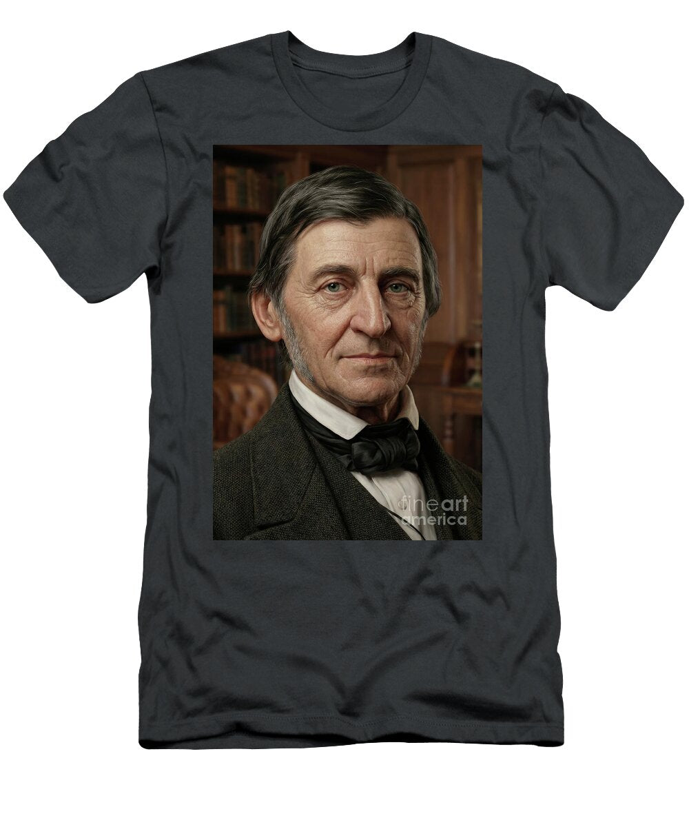 Ralph Waldo Emerson American Philosopher Gianpiero Lauretta T-Shirt