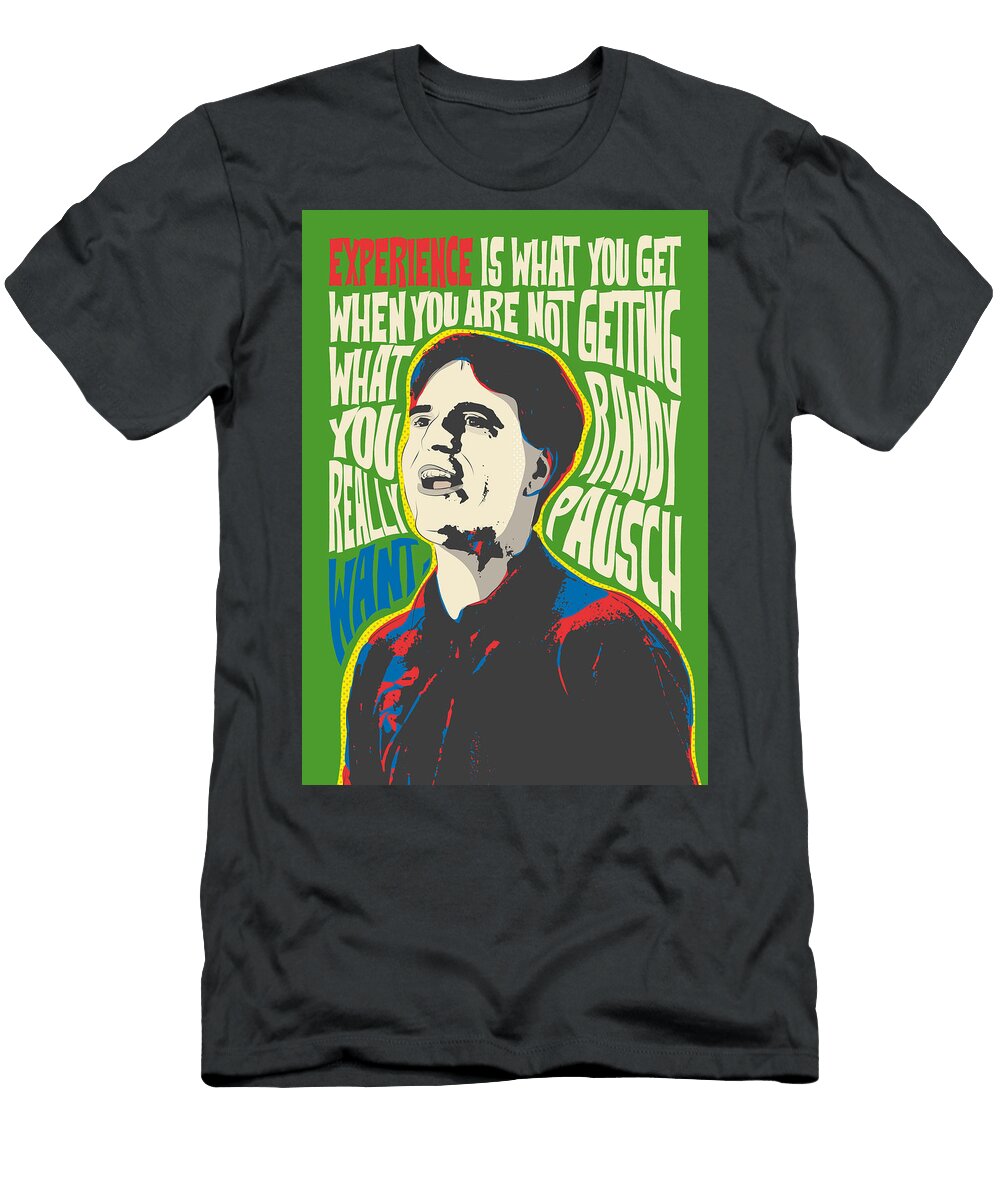 Randy Pausch Pop Art Quote Portrait Celebrities European Bonb Creative T-Shirt