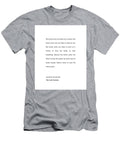 Randy Pausch the Last Lecture 01 Minimal Typography Literature Print Black Studio Grafiikka T-Shirt