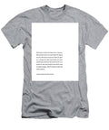 Randy Pausch the Last Lecture 02 Minimal Typography Literature Print Black Studio Grafiikka T-Shirt
