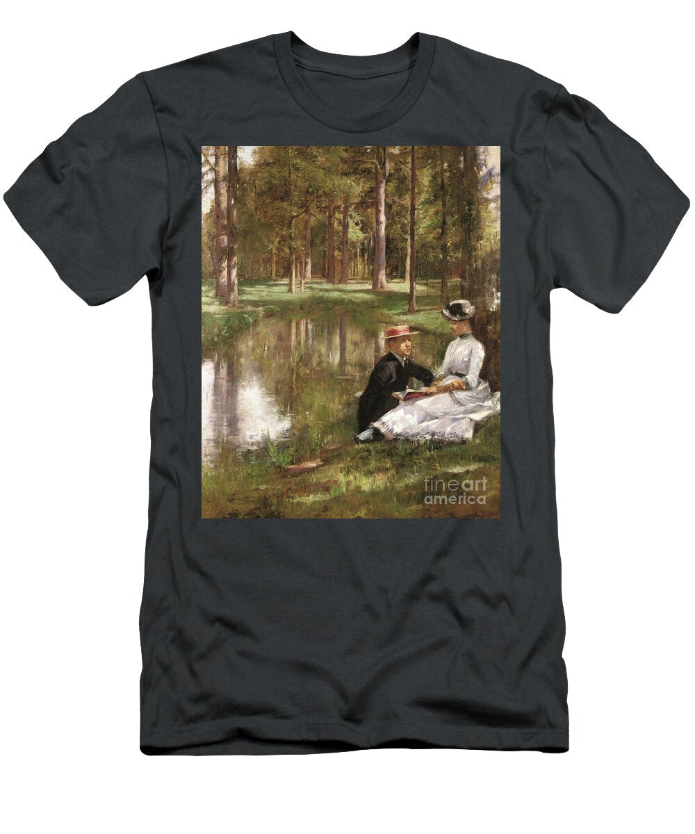 Reading LA Lecture 1884 By Julius Leblanc Stewart Julius Leblanc Stewart T-Shirt