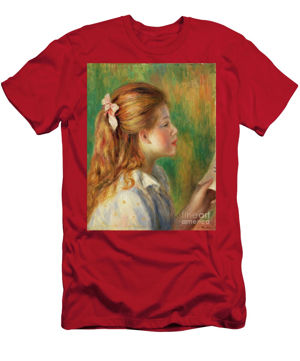 Reading LA Lecture 1892 By Pierre Auguste Renoir Pierre Auguste Renoir T-Shirt