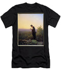 Reading the Breviary in the Evening a Man Reading the Bible in a Romantic Landscape 1845 Carl Spitzweg T-Shirt