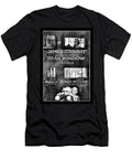 Rear Window Classic Retro Vintage Movie Advertising Poster 1954 Black and White Carol Japp T-Shirt
