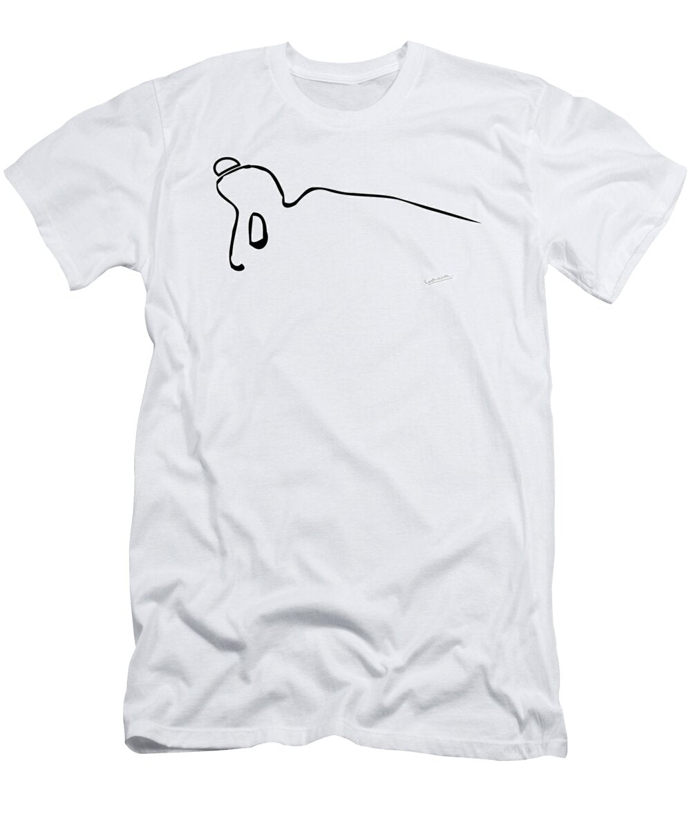 Reclining Buddha Minimalist Keshava Shukla T-Shirt