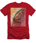 Red Butterfly Wordart Reina Cottier T-Shirt