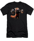 Red Panda Deadlift Weightlifting Funny Fitness Workout Gym Lover Job T-Shirt