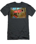 Reflections of the Eagleville Covered Bridge Adam Jewell T-Shirt