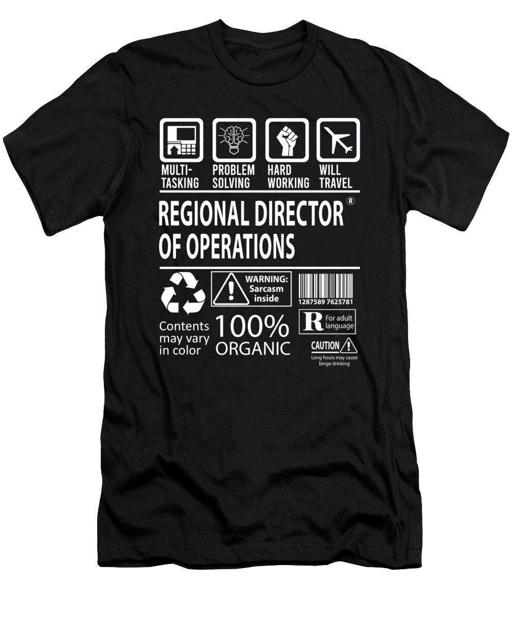 Regional Director of Operations Multitasking Job Title Gift Item Shi Hu Kang T-Shirt