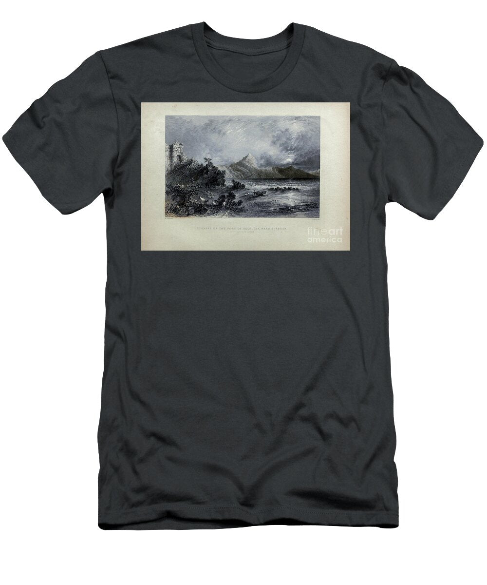 Remains of the Port of Seleucia 1838 T1 Historic Illustrations T-Shirt