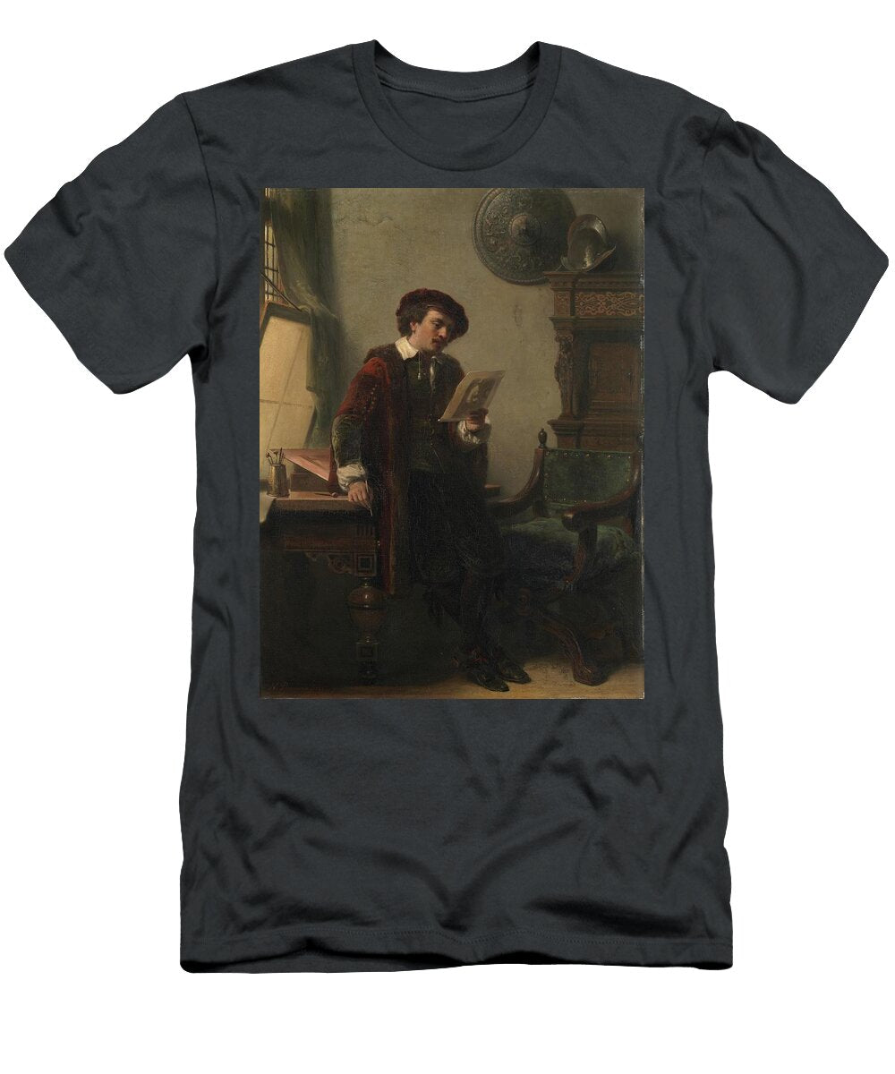 Rembrandt in His Studio Nicolaas Pieneman T-Shirt