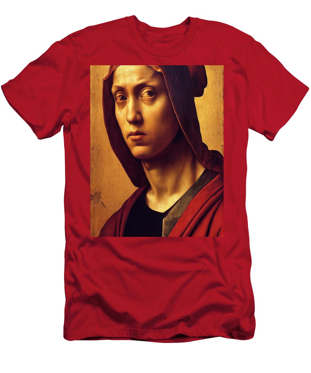 Renaissance Painting of Eminem By Leonardo Da Vinci By Asar Studios Celestial Images T-Shirt