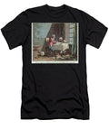 Rene Descartes 1596 1650 Writing His World System Engraved By Jean Baptiste Moret Fl1790 1820 1791 Desfontaines T-Shirt
