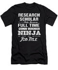 Research Scholar Ninja Job Gift Item Shi Hu Kang T-Shirt