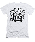Resting Gym Face Funny Description Fitness Sweet Birdie Studio T-Shirt