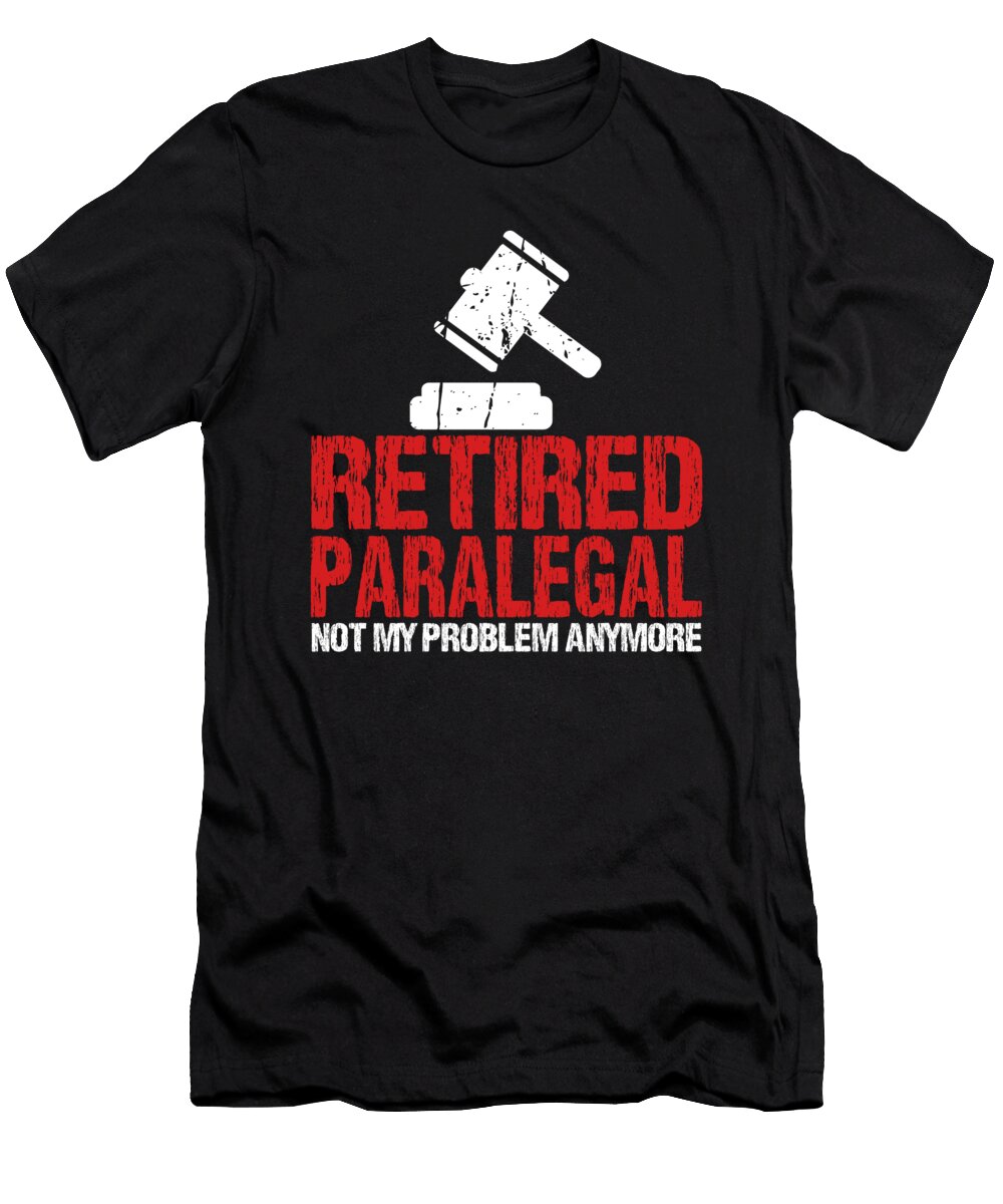 Retired Paralegal Legal Assistant Attorney Lawyer Florian Dold Art T-Shirt