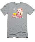 Retro Girl Taking Popcorn to Cinema Jorgo Photography Wall Art Gallery T-Shirt
