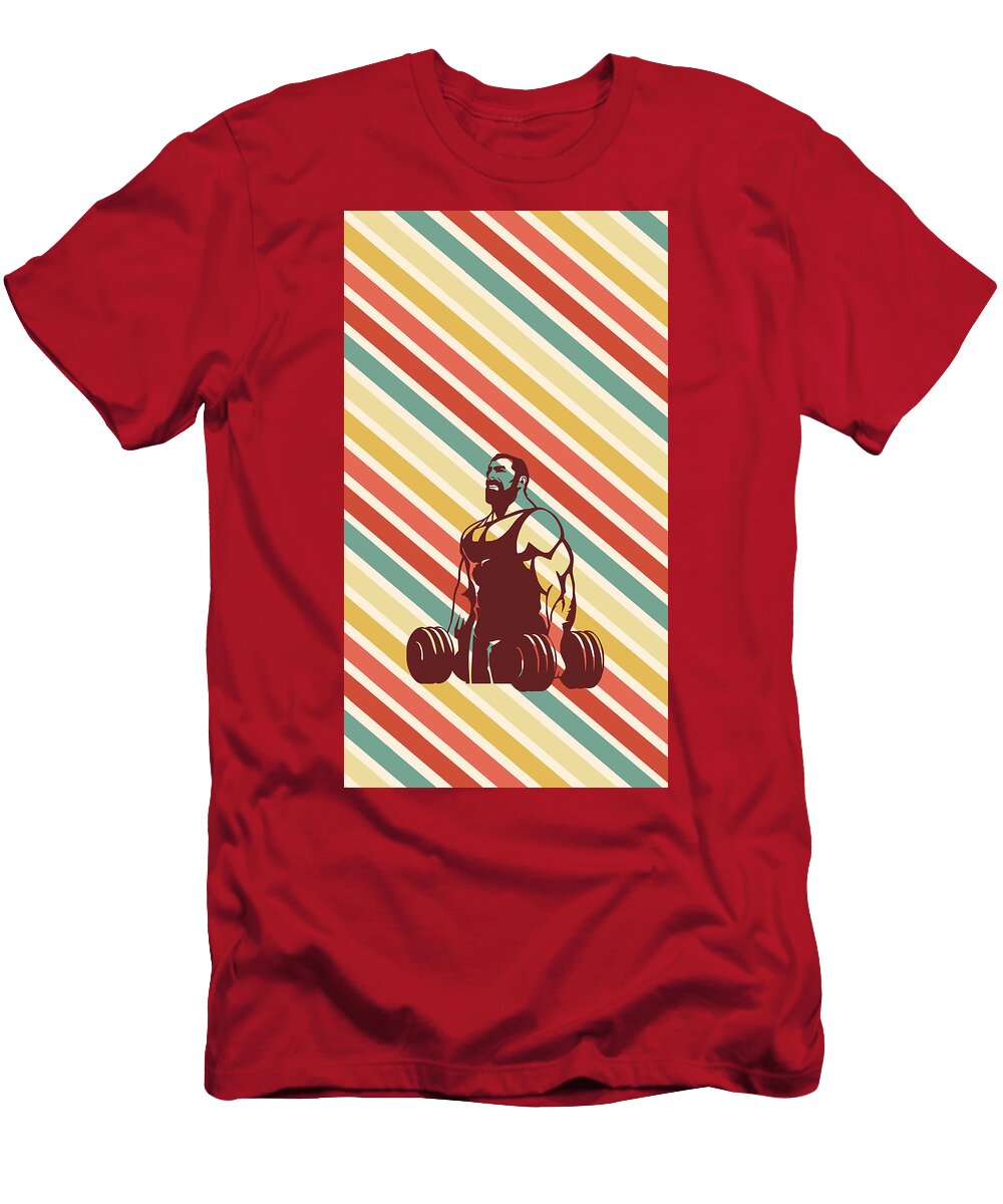 Retro Vintage Bodybuilding Jonathan Kraske T-Shirt