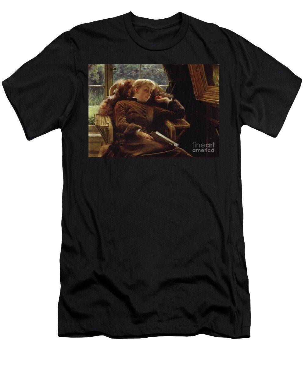 Reverie Mrsnewton Reclining in a Chair James Jacques Joseph Tissot T-Shirt