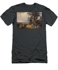 Review in Ladugardsgarde Fields During Tsar Nicholas Visit in 1838 Oil on Canvas Baron Karl Stefan Bennet T-Shirt