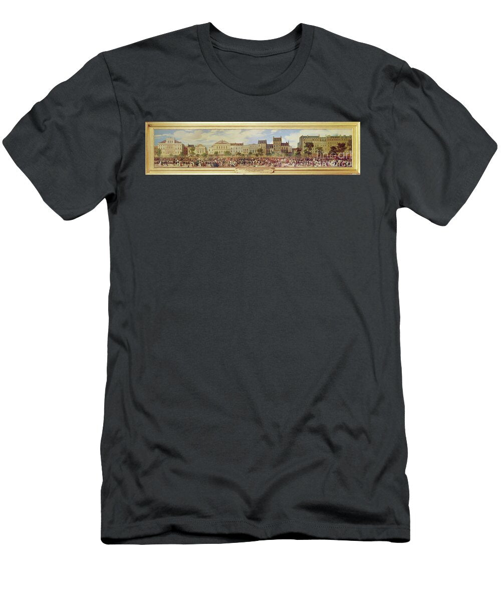 Review of the National Guard Attack of Fieschi 28th July 1835 Eugene Louis Lami T-Shirt