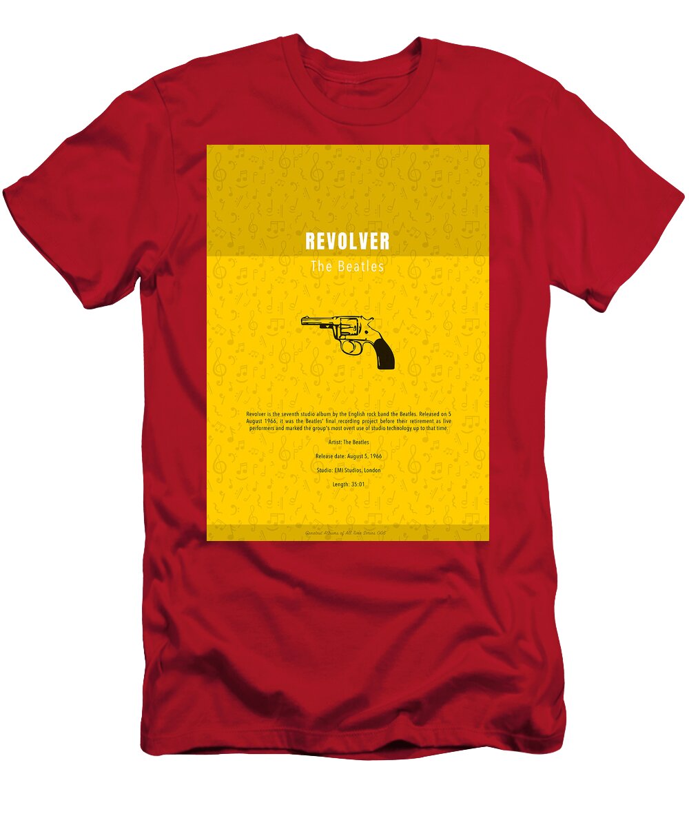Revolver the Beatles Greatest Albums of All Time Minimalist Series Design Turnpike T-Shirt