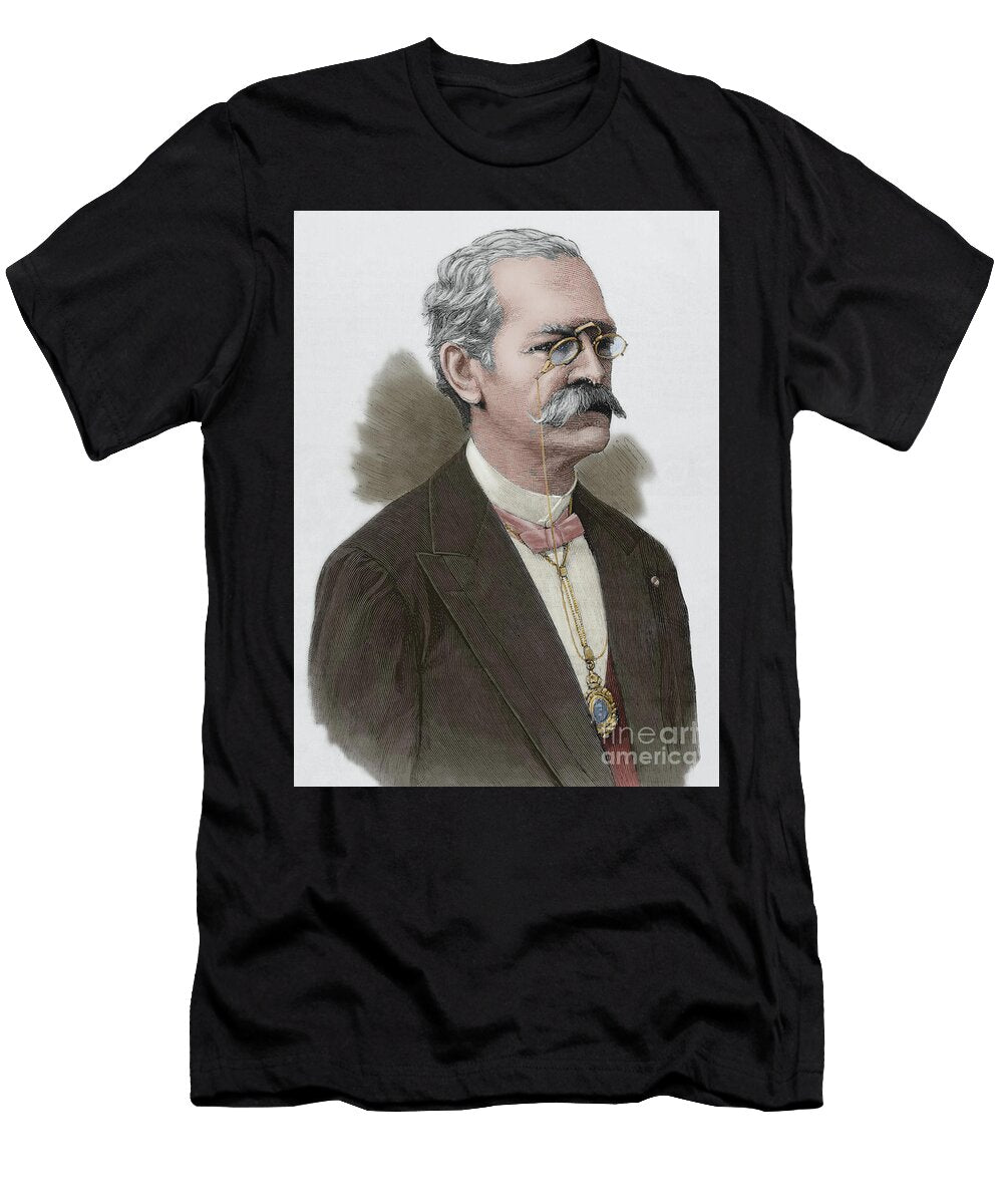Ricardo Palma 1833 1919 Peruvian Author Scholar Librarian and Politician Unknown Artist T-Shirt
