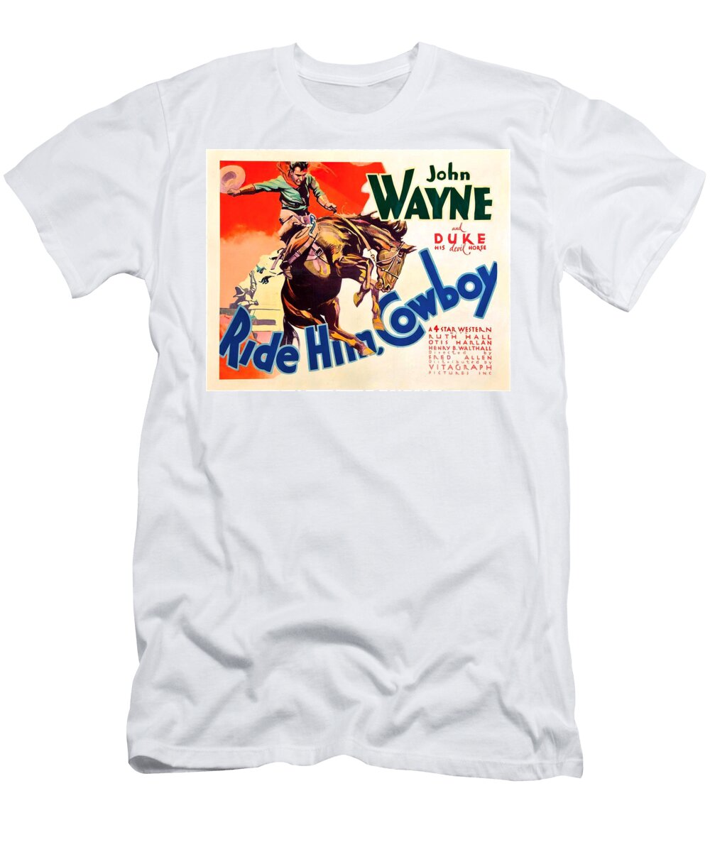 Ride Him Cowboy 1932 Movie Poster T-Shirt