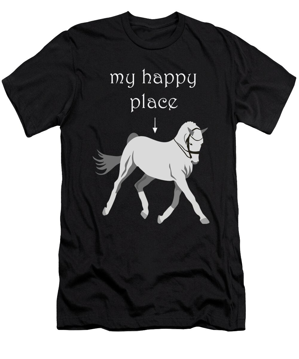 Riding Equestrian Sports Dressage Horse Horses Toms Store T-Shirt
