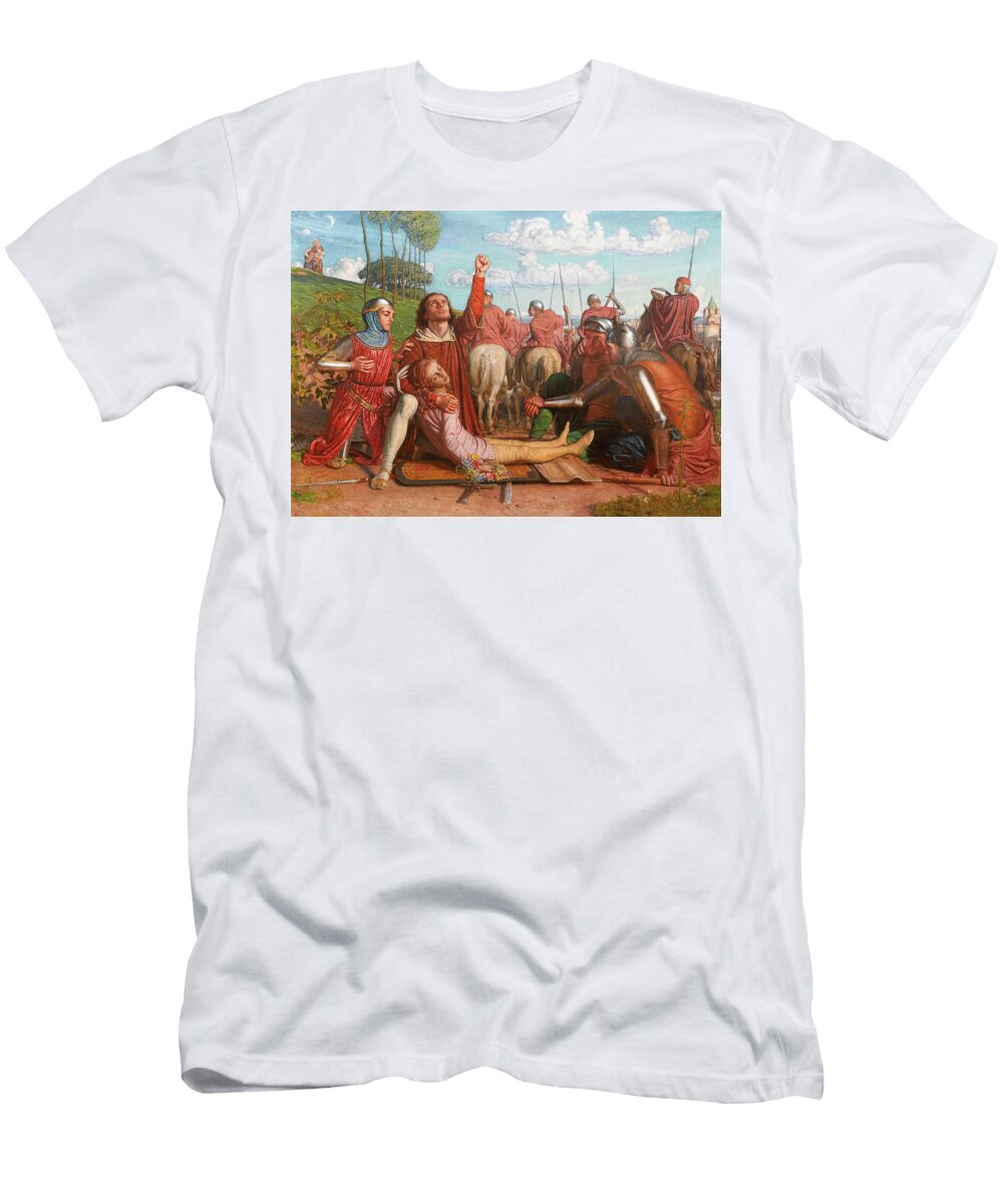 Rienzi Vowing to Obtain Justice for His Brothers Death 1849 William Holman Hunt T-Shirt