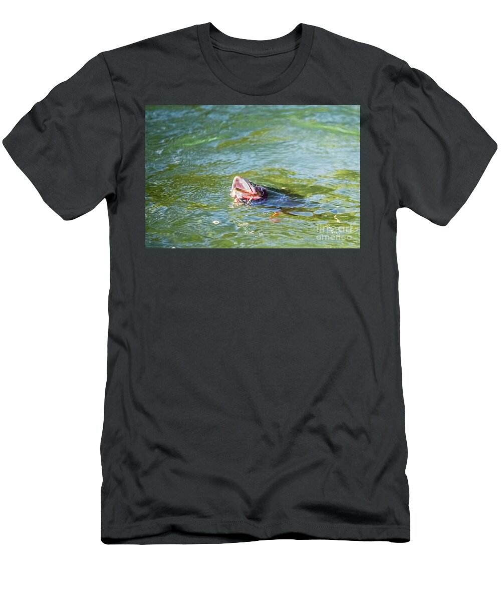 Rising Trout to the Fly Daryl L Hunter T-Shirt