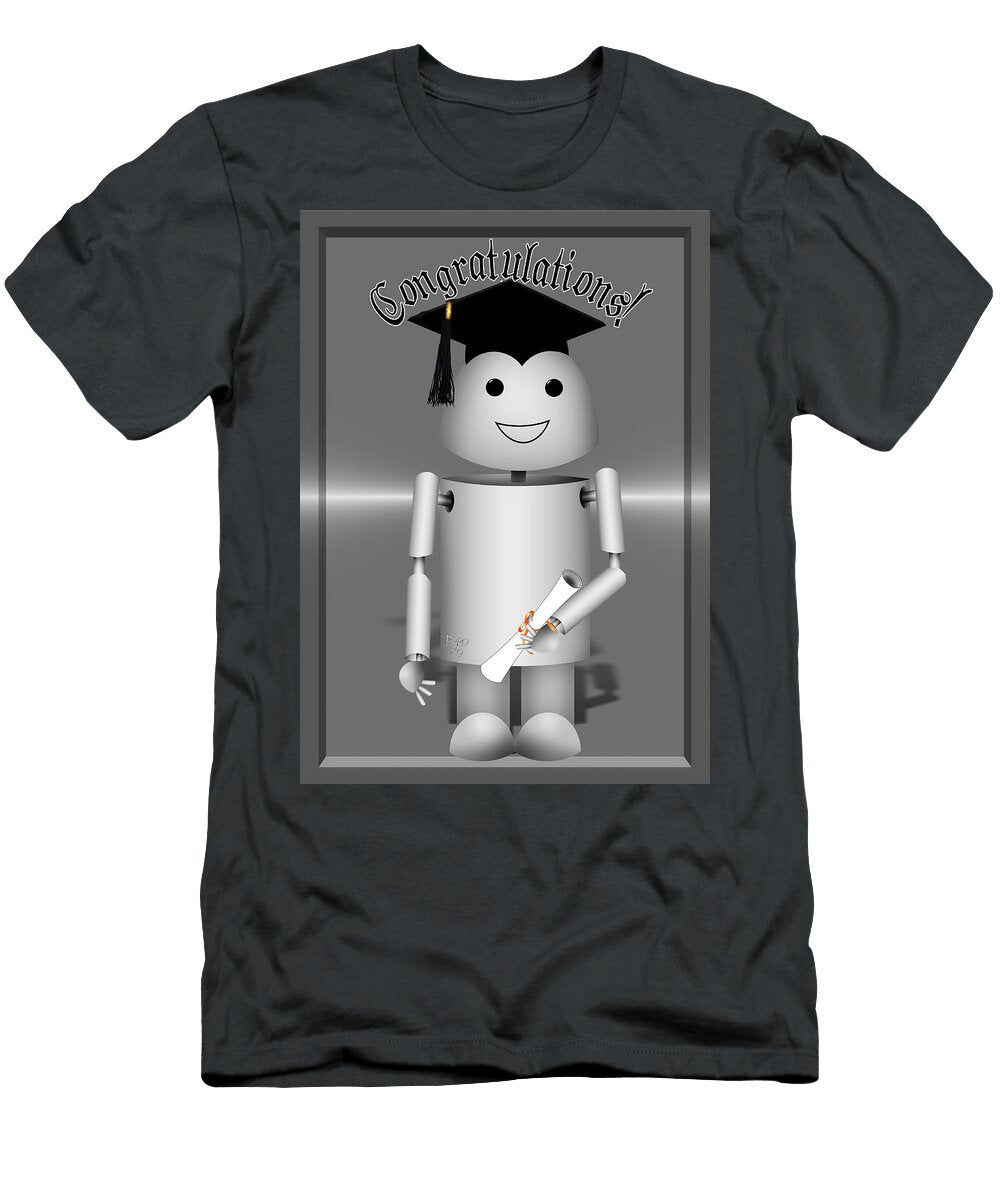 Robo X9 the Graduate Gravityx9 Designs T-Shirt