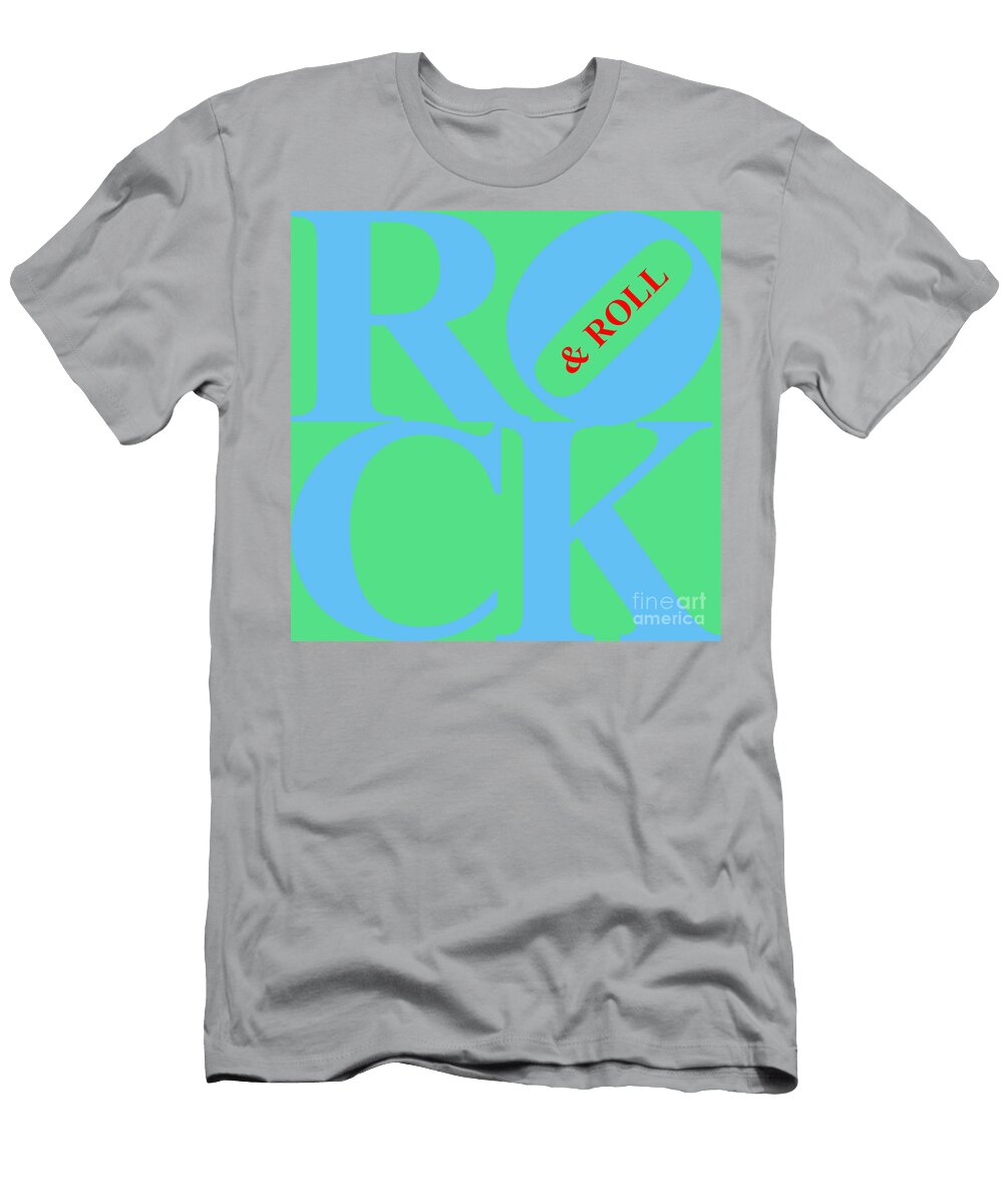 Rock and Roll 20130708 Blue Green Red Wingsdomain Art and Photography T-Shirt