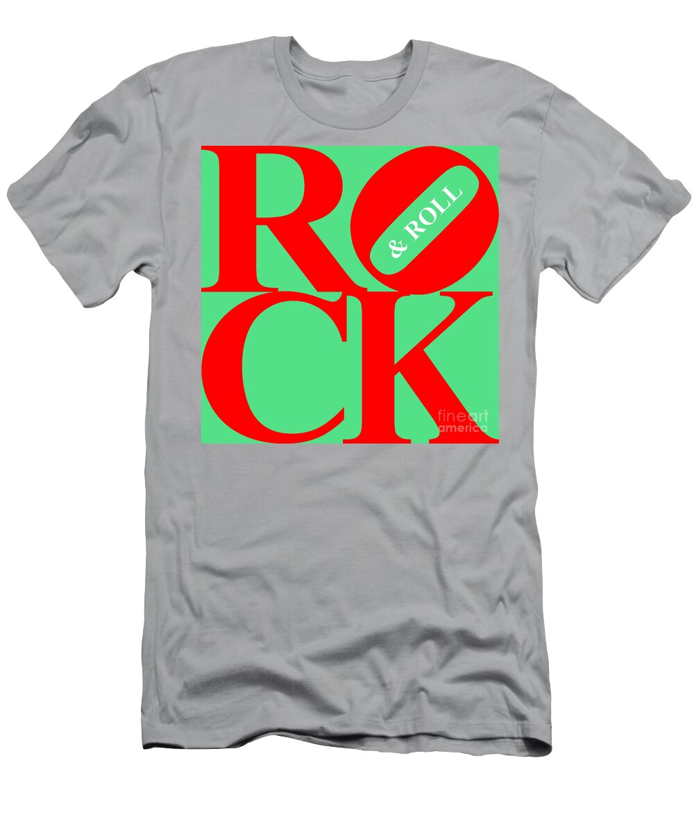 Rock and Roll 20130708 Red Green White Wingsdomain Art and Photography T-Shirt