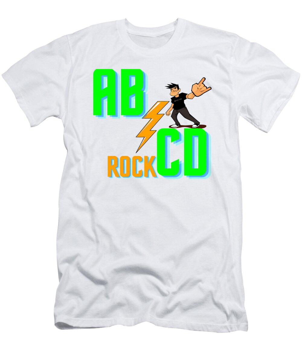 Rock Band Poster with Lightning Kenvin Tran T-Shirt