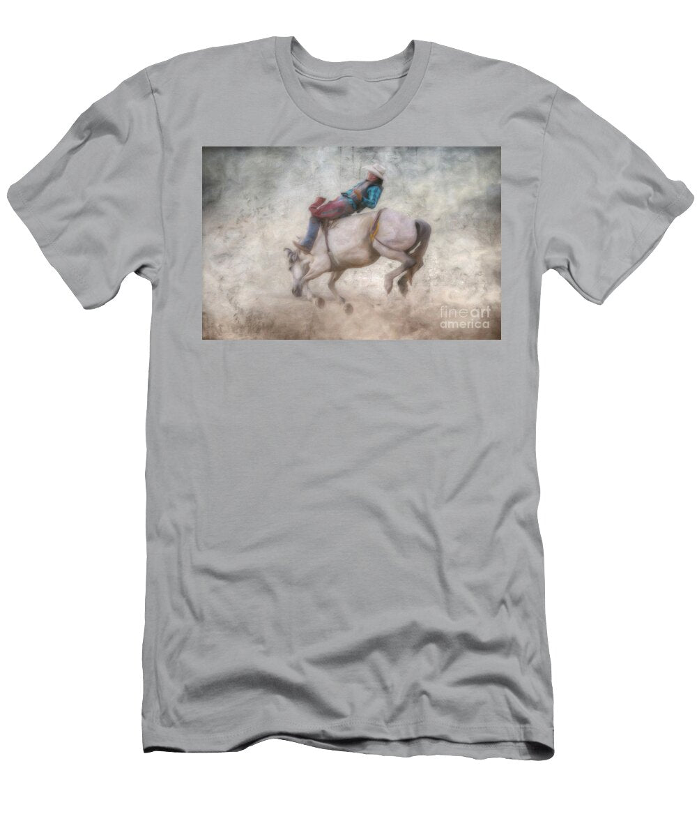 Rodeo Event Bronco Riding Randy Steele T-Shirt