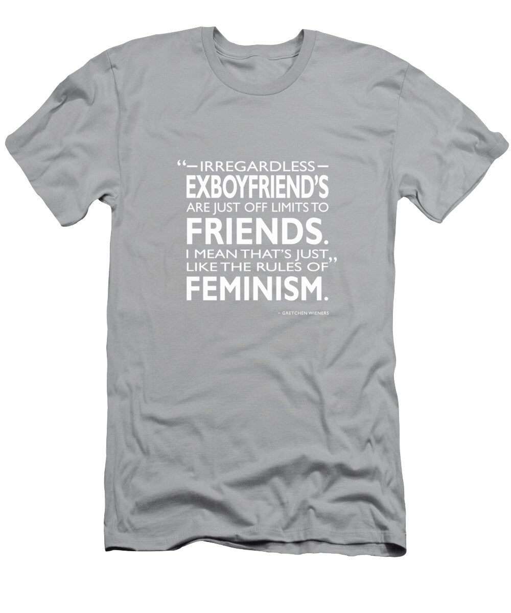 Rules of Feminism Mark Rogan T-Shirt
