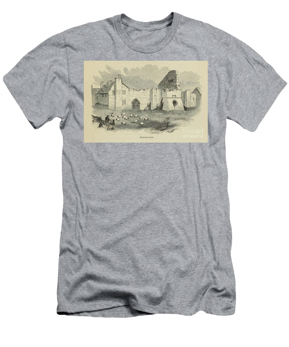 Rushall Castle E1 Historic Illustrations T-Shirt